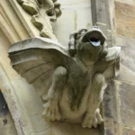 Dämon am Eingang zur Abschreckung böser Mächte