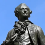 Aus Respekt vor dem großen Genius habe ich die Hinterlassenschaften der Tauben aus seinem Gesicht entfernt